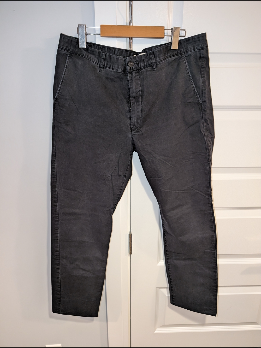 H&M Skinny Fit Black Chino Pants